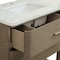 James Martin Vanities Lucian 72in Double Vanity, Carbon Oak w/ 3 CM Victorian Silver Quartz Top D704-V72-PBO-3VSL - alternate 4